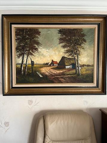 Schilderij op doek door G.Telliers beschikbaar voor biedingen