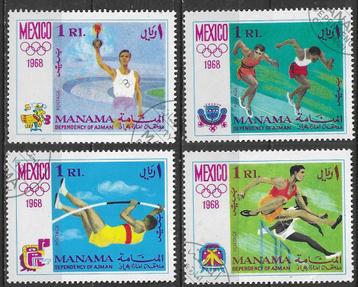 Manama 1968 - Stampworld 77-80 - Olympische Spelen (ST) beschikbaar voor biedingen