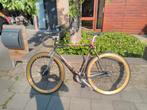 Fixed Gear Single Speed Gouden Fiets, Minder dan 10 versnellingen, Heren, Zo goed als nieuw, Ophalen
