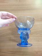 Disney ijscoupe blauw glas, Verzamelen, Ophalen of Verzenden, Zo goed als nieuw, Overige typen