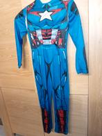 Verkleedpak Avengers - Captain America maat 134-140, Kinderen en Baby's, Carnavalskleding en Verkleedspullen, Ophalen, Gebruikt