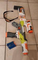 Nerf pistolen. Pijltjes. Jas. Bril, Kinderen en Baby's, Ophalen of Verzenden, Zo goed als nieuw