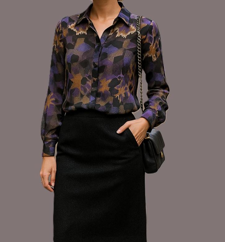 Preen by Thornton Bregazzi 100% zijde maat 38, Kleding | Dames, Blouses en Tunieken, Zo goed als nieuw, Maat 38/40 (M), Overige kleuren