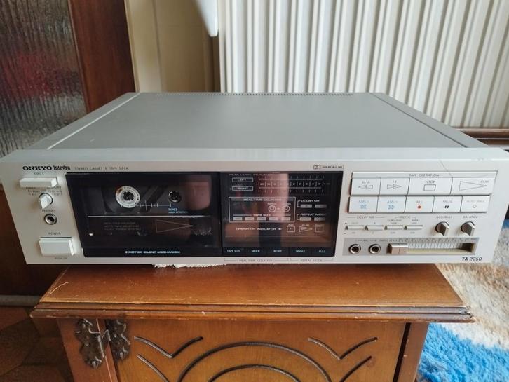 Dek K7 Onkyo TA 2250, Audio, Tv en Foto, Cassettedecks, Enkel, Overige merken, Ophalen of Verzenden