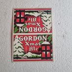 Publicité de table Gordon Xmas 'Ale, Overige merken, Reclamebord, Plaat of Schild, Gebruikt, Ophalen of Verzenden