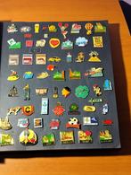 Verzameling van 122 vintage speldjes uit de jaren 80-90, Verzamelen, Speldjes, Pins en Buttons, Ophalen, Gebruikt, Speldje of Pin