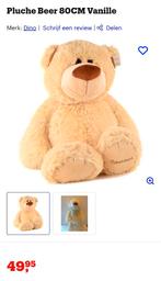 Nounours pluche teddybeer 80cm, Verzamelen, Ophalen, Zo goed als nieuw, Stoffen beer, Overige merken