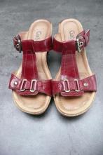 Rode open schoenen Gabor (V37), Gabor, Gedragen, Rood, Sandalen of Muiltjes