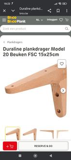 10 stuks beukenhouten steunen 15x25cm, voor schabben, Ophalen of Verzenden