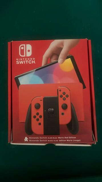Switch - OLED Model - Mario Red Edition beschikbaar voor biedingen