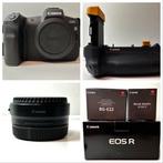 Canon EOS R + BG-E22 + Canon R-EF adapter, TV, Hi-fi & Vidéo, Appareils photo numériques, Comme neuf, Canon, 30 Mégapixel, Enlèvement ou Envoi