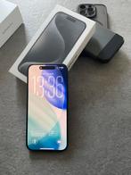 iPhone 15 Pro Zwart 128 GB Onberispelijke staat, 128 GB, Zwart, 88 %, Ophalen of Verzenden