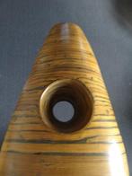 Vaasvormig object gemaakt van bamboe, 20 x 12 cm. H 35 cm, Verzenden