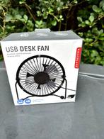 USB desk fan, voor bureau of voertuig, Maison & Meubles, Bureaux, Comme neuf, Électrique, Envoi, Bureau