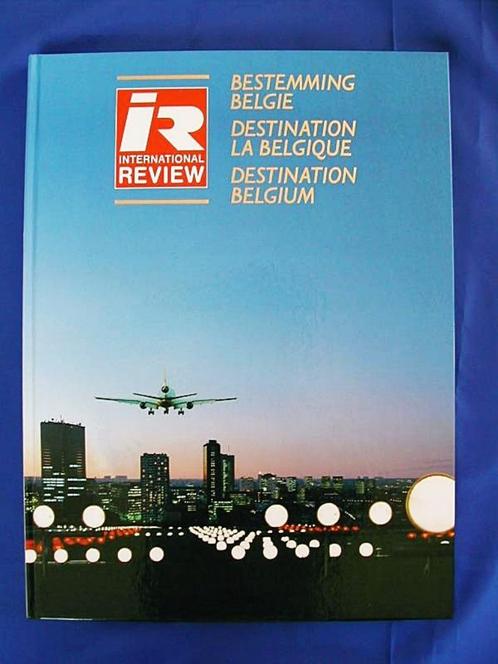 Sabena Book International Review Destination Belgium 1980s, Verzamelen, Sabenasouvenirs, Nieuw, Ophalen of Verzenden