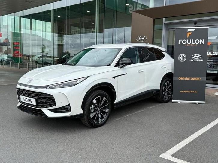 MG HS 1.5T Hybrid+ Luxury | STOCK, Auto's, MG, Hybride Elektrisch/Benzine, Euro 6, SUV of Terreinwagen, 5 deurs, Automaat, Wit
