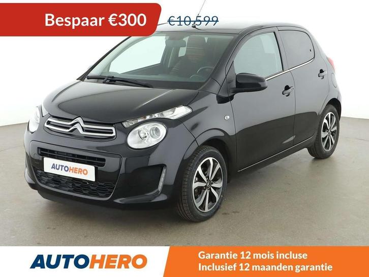 Citroën C1 1.0 VTi Shine (bj 2021), Auto's, Citroën, Te koop, C1, ABS, Achteruitrijcamera, Airbags, Airconditioning, Bluetooth