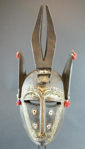 Masker van de Bambara-bevolking Mali beschikbaar voor biedingen