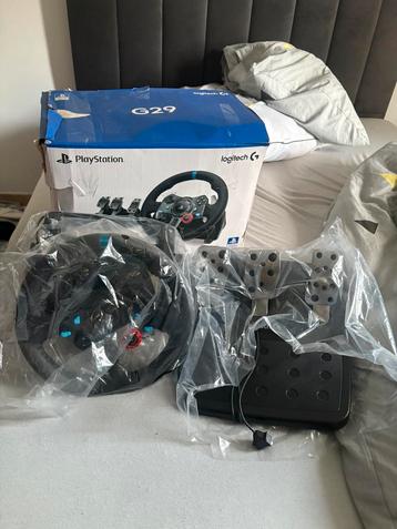 Logitech g29 gaming stuur 1 keer gebruikt, Ophalen, Zo goed als nieuw