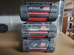 2 batteries Bosch GBA 36v 2.6Ah, Ophalen of Verzenden, Gebruikt