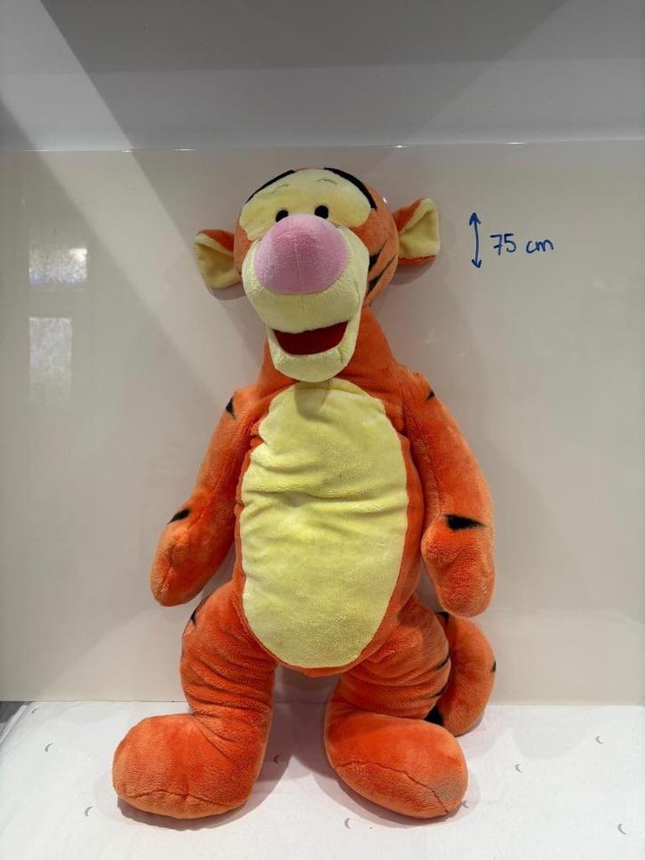 Grote Tigger / Tijgertje knuffel – 75 cm – zeer mooie staat, Kinderen en Baby's, Speelgoed | Knuffels en Pluche, Zo goed als nieuw