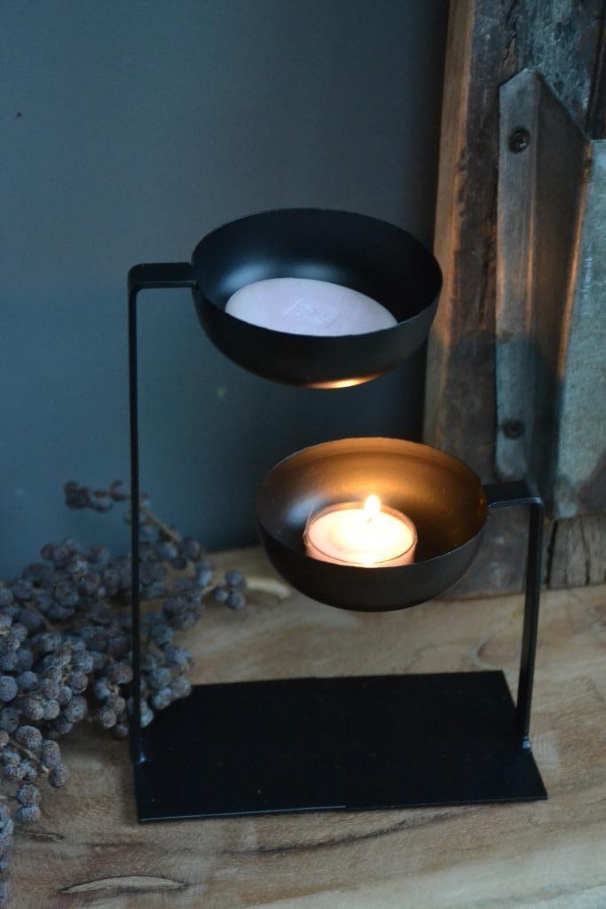 GEURBRANDER HOUDER LEPEL - Amberblokjes / Wax Landelijk, Huis en Inrichting, Woonaccessoires | Kandelaars en Kaarsen, Nieuw, Kandelaar