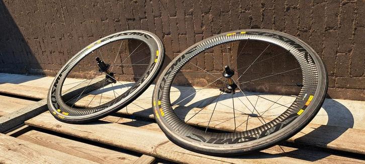 Mavic cosmic cxr60 aero carbon wielset, Fietsen en Brommers, Fietsonderdelen, Ophalen
