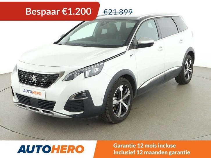 Peugeot 5008 2.0 Blue-HDi GT (année de construction 2018), Autos, Peugeot, Achat, Caméra 360°, ABS, Caméra de recul, Régulateur de distance