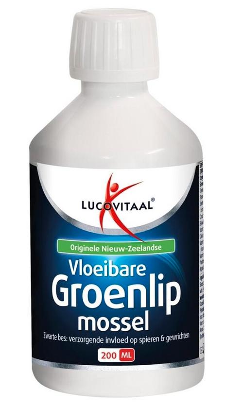 3x Lucovitaal Vloeibare Groenlipmossel 200 ml, Sport en Fitness, Gezondheidsproducten en Wellness, Aroma, Ophalen of Verzenden