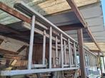 Ladder aluminium - 2x 5meter, Doe-het-zelf en Bouw, Ladders en Trappen, Ophalen, Gebruikt, Ladder, 4 meter of meer