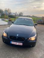 Bmw 525i, Auto's, BMW, Achterwielaandrijving, Zwart, Blauw, Leder