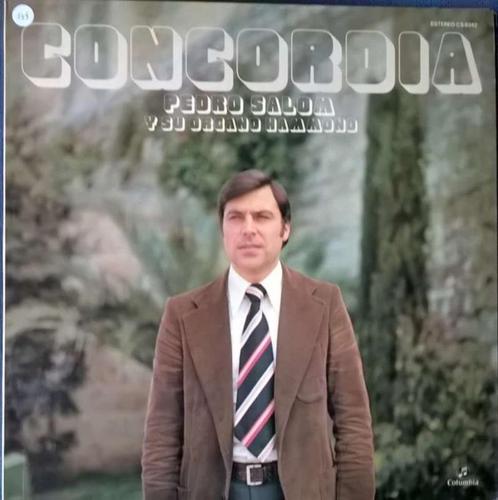 LP Pedro Salom – Concordia, Cd's en Dvd's, Vinyl | Pop, Zo goed als nieuw, 1960 tot 1980, 12 inch, Ophalen of Verzenden