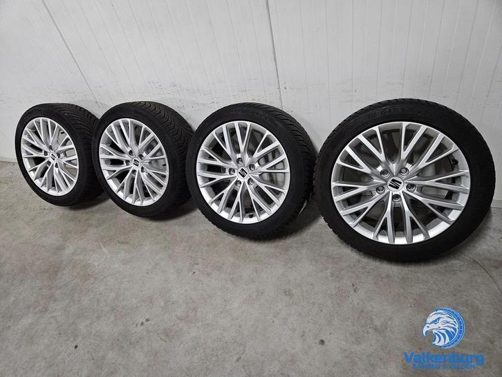 6mm! Originele Seat Leon 5FA 17 inch velgen 5x112 winterband, Auto-onderdelen, Banden en Velgen, Banden en Velgen, Winterbanden