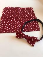 Strik en pochetje, Kleding | Heren, Stropdassen, Ophalen of Verzenden, Zo goed als nieuw, Overige kleuren, Met patroon
