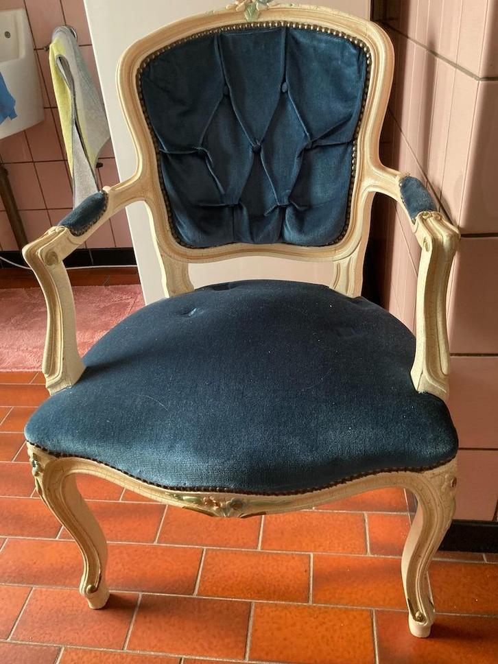2 authentieke stoelen vintage, Antiek en Kunst, Antiek | Meubels | Stoelen en Sofa's, Ophalen