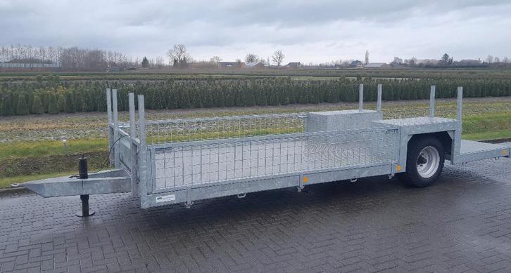 Verzinkte Platformkar , Kistenkar, Auto diversen, Autogereedschap, Zo goed als nieuw, Ophalen
