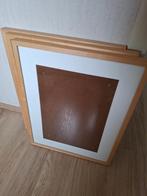 3 professionele volhouten wissellijsten voor schilderijen, Ophalen, Gebruikt, 50 tot 75 cm, 50 tot 75 cm