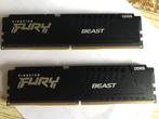 1 lot 32 Go (2x16) Kingston Fury Beast DDR5 5200Mhz (CAS 40), Comme neuf, Desktop, 32 GB, DDR5
