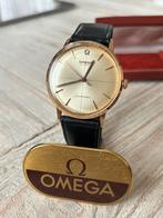 Omega Seamaster en or rose 18 carats., Comme neuf, Cuir, Or, Omega