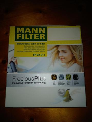 Filtre habitacle haute qualité Mann Filter disponible aux enchères