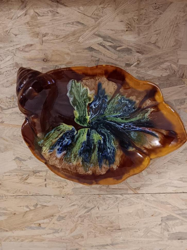 Plat Vallauris en céramique 1950, Antiek en Kunst, Antiek | Vazen, Ophalen of Verzenden