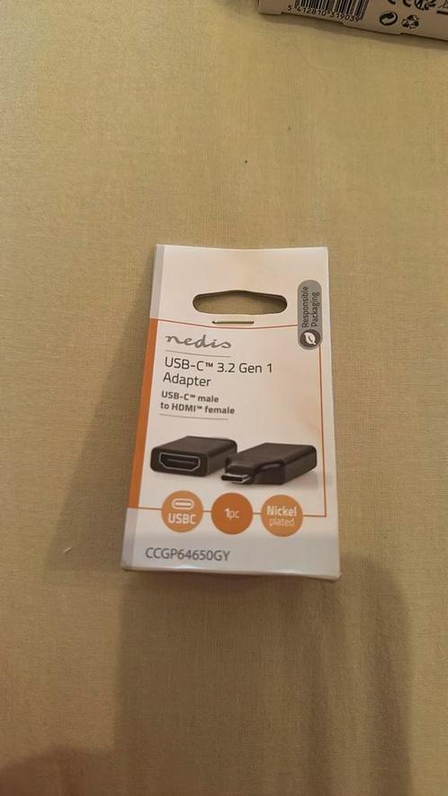 Aansluiting 1: USB C, Aansluiting 2: HDMI, Audio, Tv en Foto, Televisie-accessoires, Nieuw, Ophalen of Verzenden