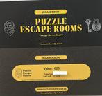 2 x Waardebon Puzzle Escaperooms ter waarde van 25€, Tickets en Kaartjes, Drie personen of meer