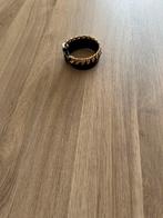 Armband Talking French, Handtassen en Accessoires, Armbanden, Ophalen of Verzenden, Zo goed als nieuw, Zwart, Goud