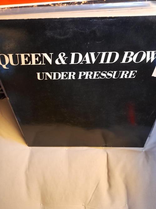 12" - queen & david bowie - under pressure, Cd's en Dvd's, Vinyl | Pop, Gebruikt, 1980 tot 2000, 12 inch, Ophalen of Verzenden