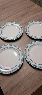 4 grote borden, Huis en Inrichting, Keuken | Servies, Ophalen of Verzenden, Gebruikt, Keramiek, Bord(en)