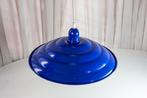 Vintage Ikea hanglamp T204 retro blauw, Minder dan 50 cm, Metaal, Zo goed als nieuw, Ophalen