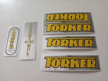 Torker vintage old school BMX stickers beschikbaar voor biedingen