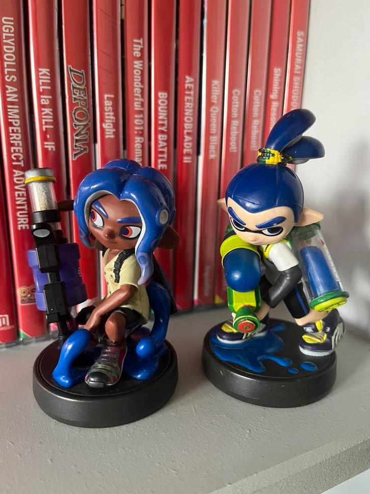 2 x Splatoon Amiibo's, Games en Spelcomputers, Games | Nintendo Switch, Zo goed als nieuw, Ophalen of Verzenden