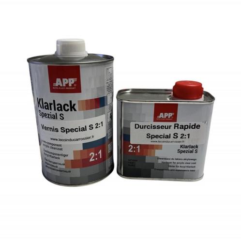 1L heldere acrylvernis + speciale verharder S, Auto-onderdelen, Carrosserie, Alfa Romeo, Amerikaanse onderdelen, Audi, BMW, Citroën